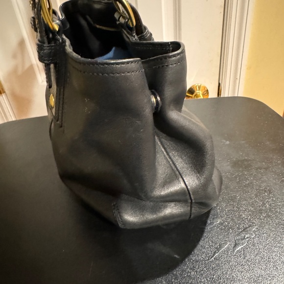 Coach vintage shoulder tote soho black leather shoulder bag F11844 - Picture 5 of 9